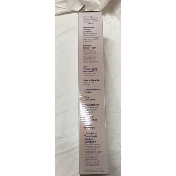 Conair Double Ceramic 1 1/2 Inch Curling Iron Soft Waves Medium Long Hair - Picture 4 of 4